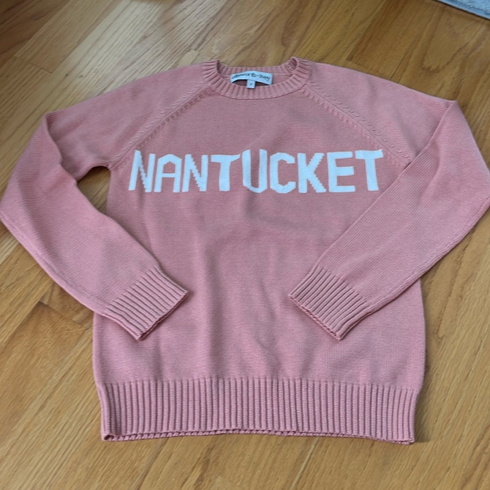 Women's Pink Crew Neck Sweater